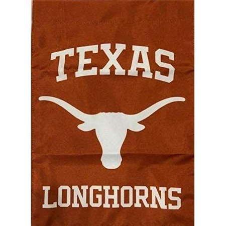 BSI PRODUCTS BSI Products 83134 NCAA Texas Longhorns 2 Sided Garden Flag; Team Colors 83134